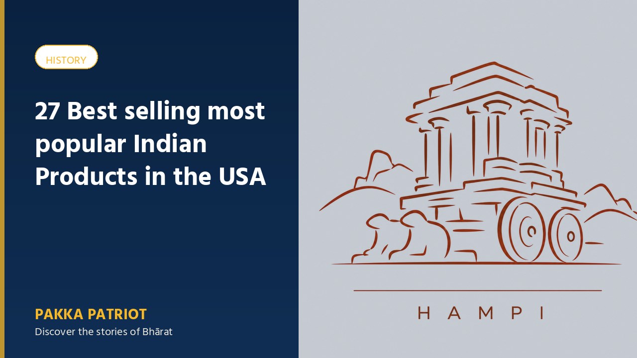 27 Best selling most popular Indian Products in the USA