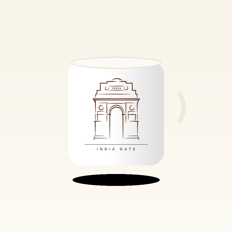 India Gate Mug