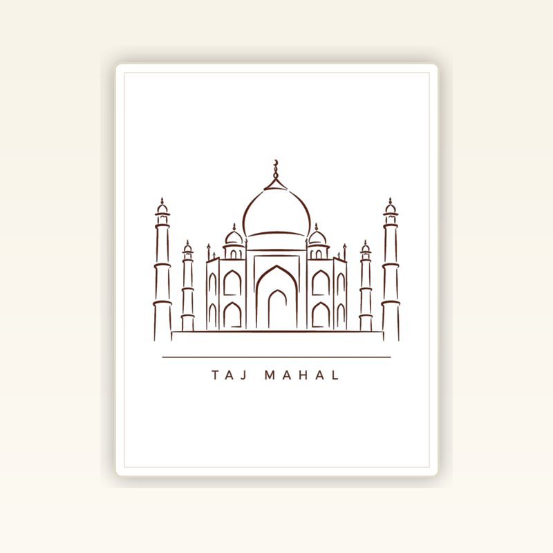 Taj Mahal Poster