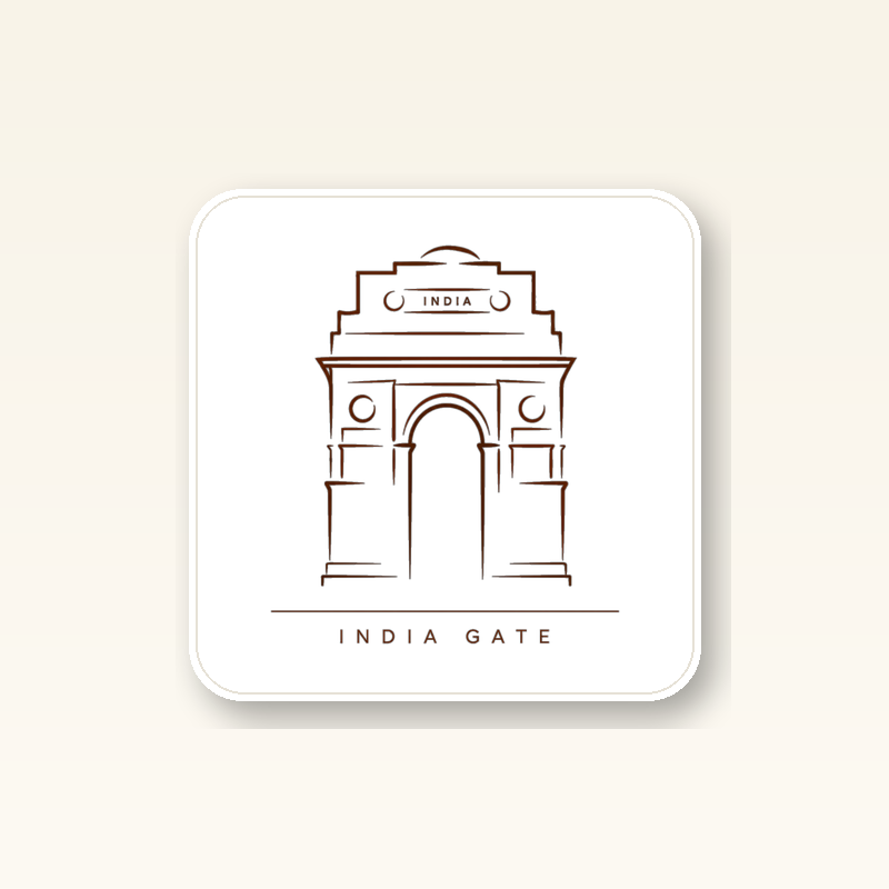 India Gate Sticker Pack