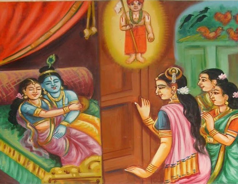 Andal Sri Krishnaś wife